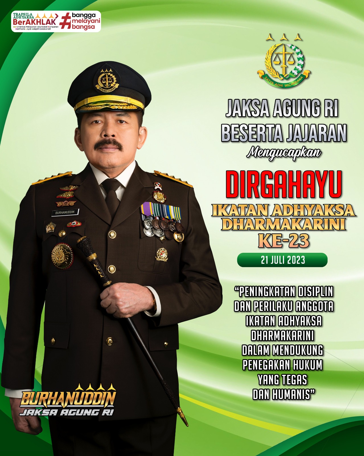 Dirgahayu Ikatan Adhyaksa Dharmakarini