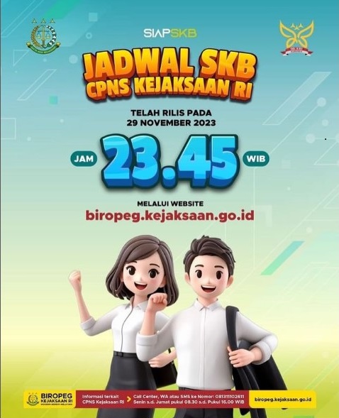 JADWAL SKB CPNS KEJAKSAAN RI