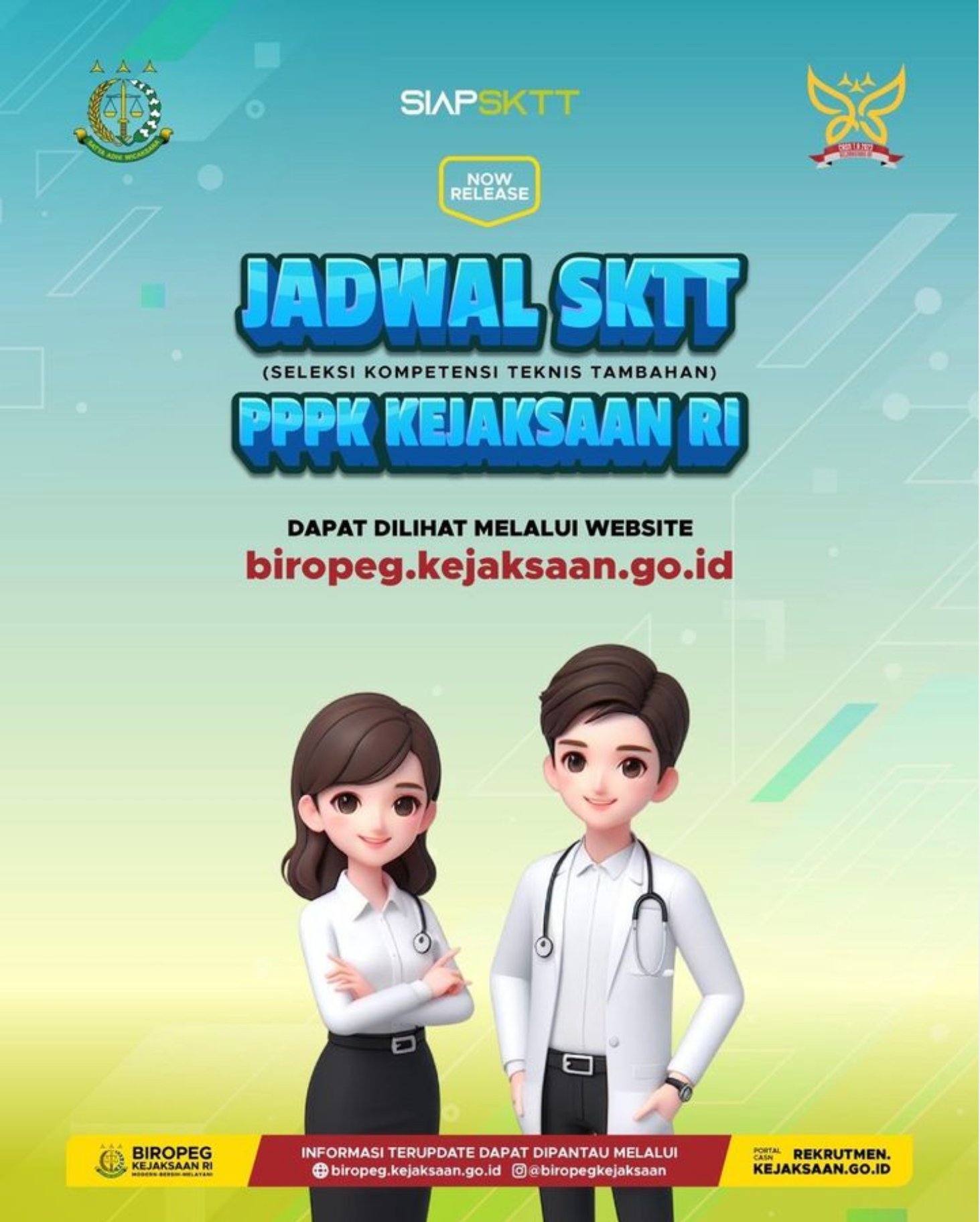 JADWAL SKTT (SELEKSI KOMPETENSI TEKNIS TAMBAHAN) PPPK KEJAKSAAN RI