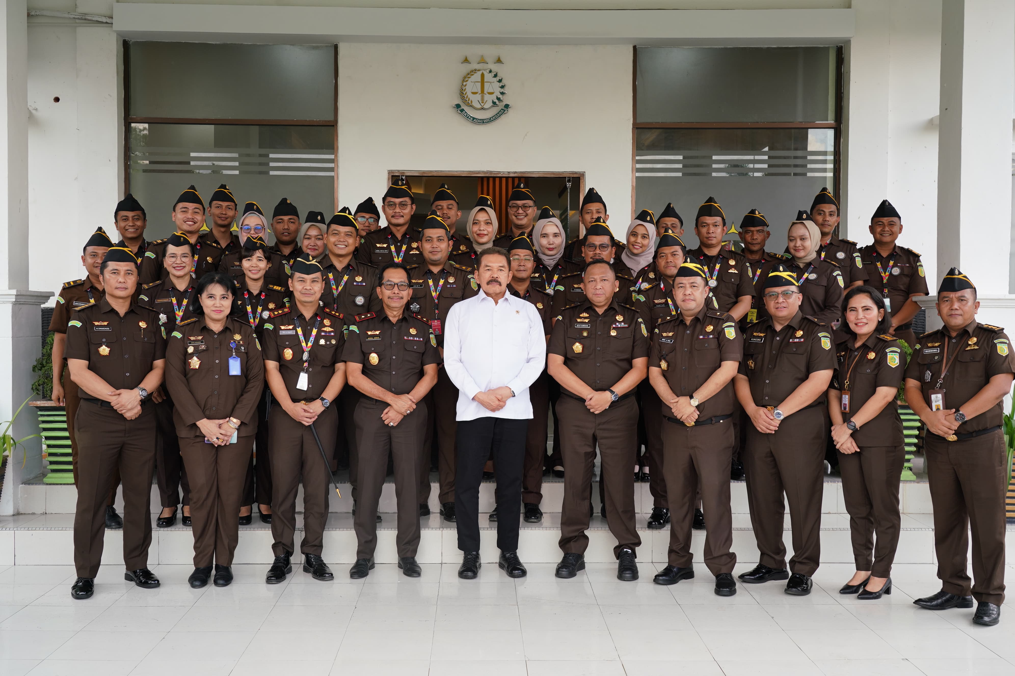 Kunker Jaksa Agung Dalam Memantau Kesiapan dalam Menyukseskan Pemilu Damai