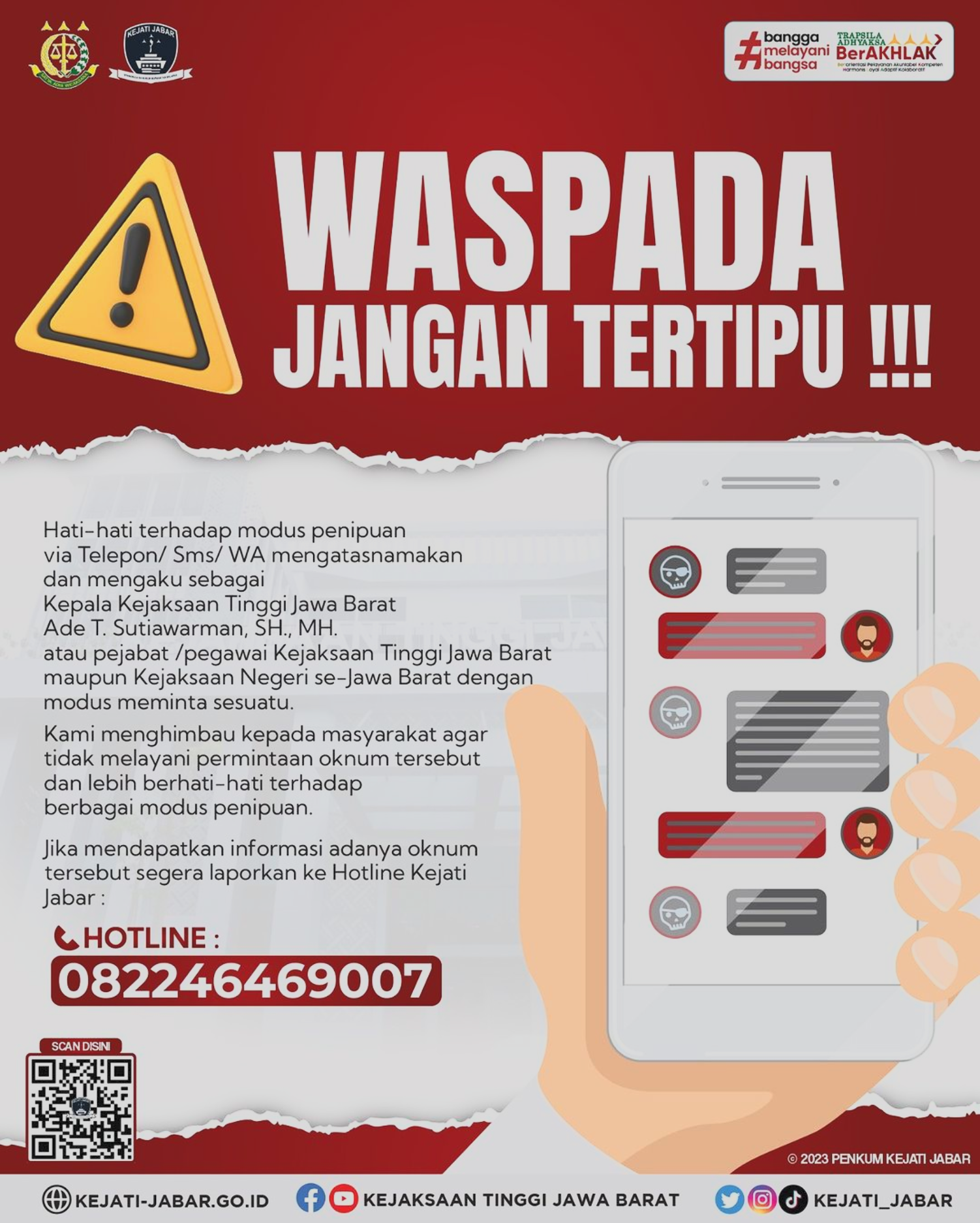 WASPADA JANGAN TERTIPU