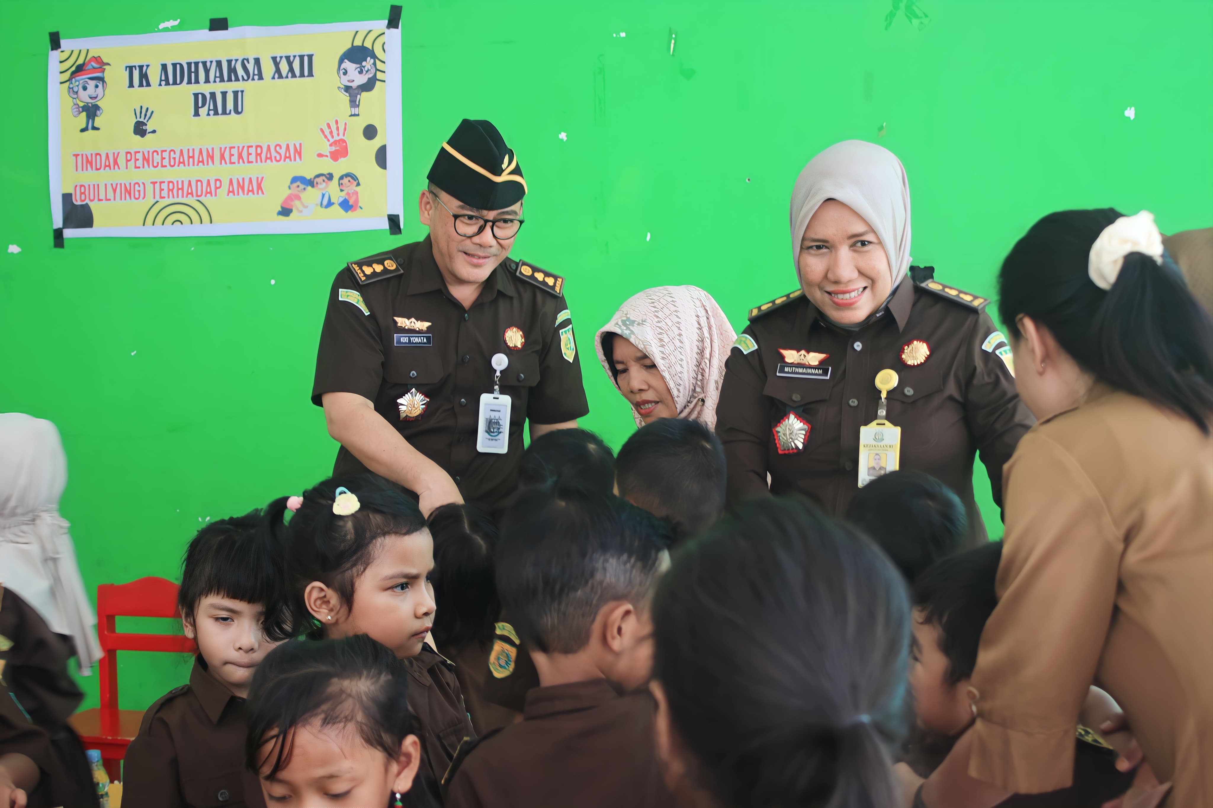 KEJATI SULTENG MELAKSANAKAN EDUKASI KEPADA ANAK - ANAK TK ADHYAKSA 22