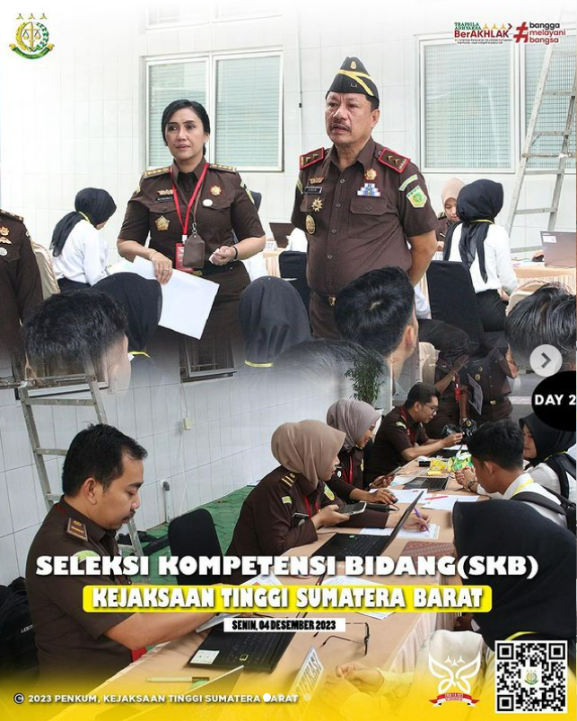 Seleksi Kompetensi Bidang (SKB) Kejaksaan Tinggi Sumatera Barat