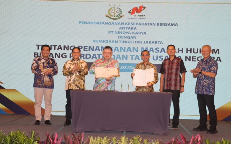 MoU Kejaksaan Tinggi DKI Jakarta dengan PT. Nindya karya