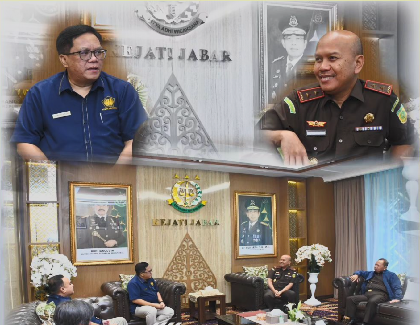 KAJATI MENERIMA KUNJUNGAN SILATURAHMI KEPALA KANWIL DJP JAWA BARAT 1