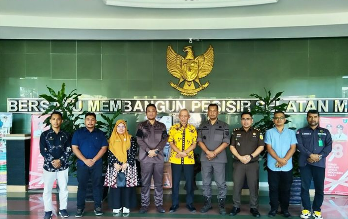 Koodinasi Pelaksanaan Program Jaga Desa Kejaksaan Tinggi Sumbar & PMD Provinsi Sumbar dengan Kejari Pesisir Selatan & PMD Kab. Pesisir Selatan