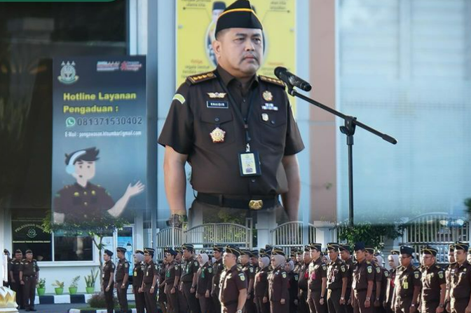 Apel Pagi Kejaksaan Tinggi Sumatera Barat