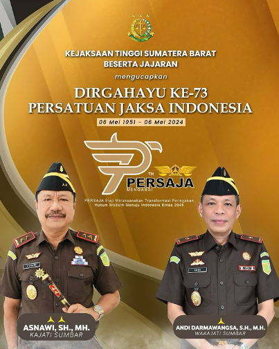 Dirgahayu ke 73 Persatuan Jaksa Indonesia