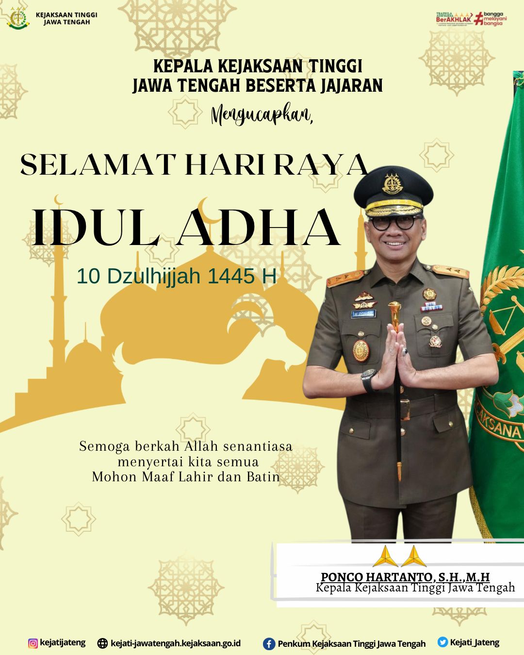 Selamat Hari Raya Idul Adha 1445 H.