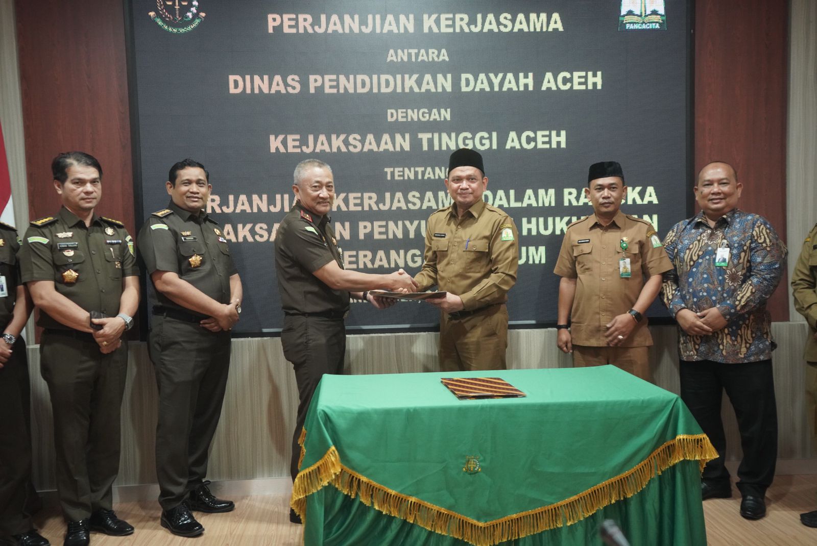 Dinas Pendidikan Dayah Aceh dan Kejati Aceh Kembali Luncurkan Program Jaksa Masuk Dayah