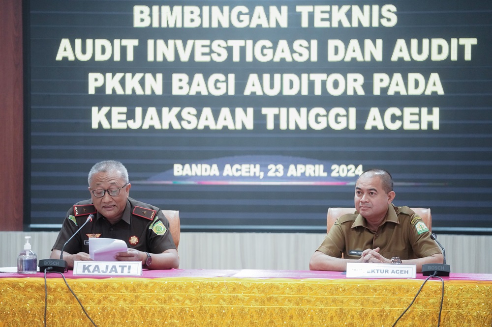 Bimtek Audit Investigasi dan Audit PKKN bagi Auditor Pada Kejaksaan Tinggi Aceh