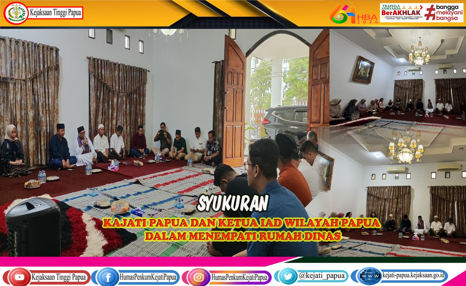 SYUKURAN MASUK RUMAH DINAS