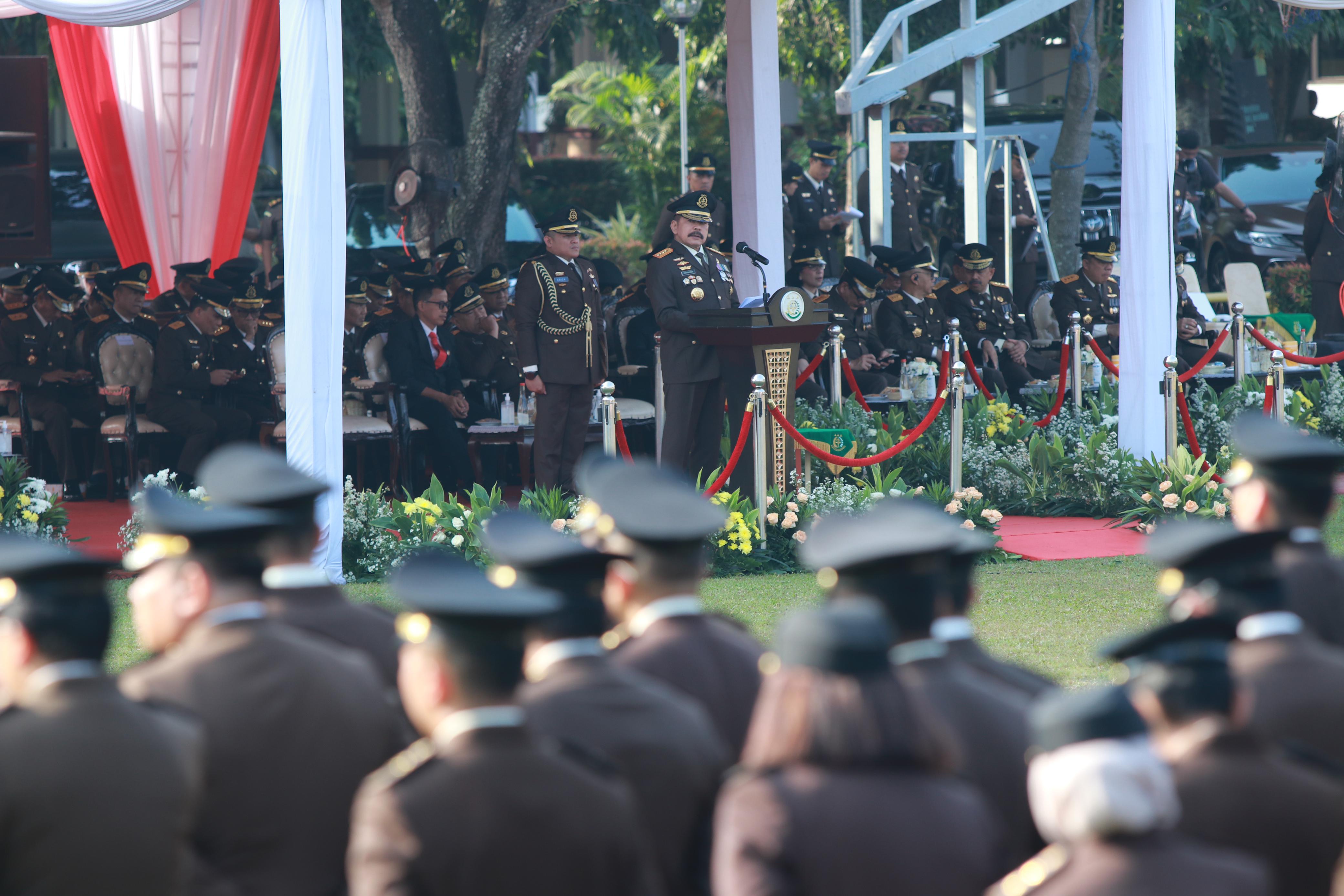 Jaksa Agung ST Burhanuddin: “Perayaan HBA Dihayati Sebagai Momentum Evaluasi dan Introspeksi Atas Pelaksanaan  Tugas, Fungsi dan Wewenang Insan Adhayksa”