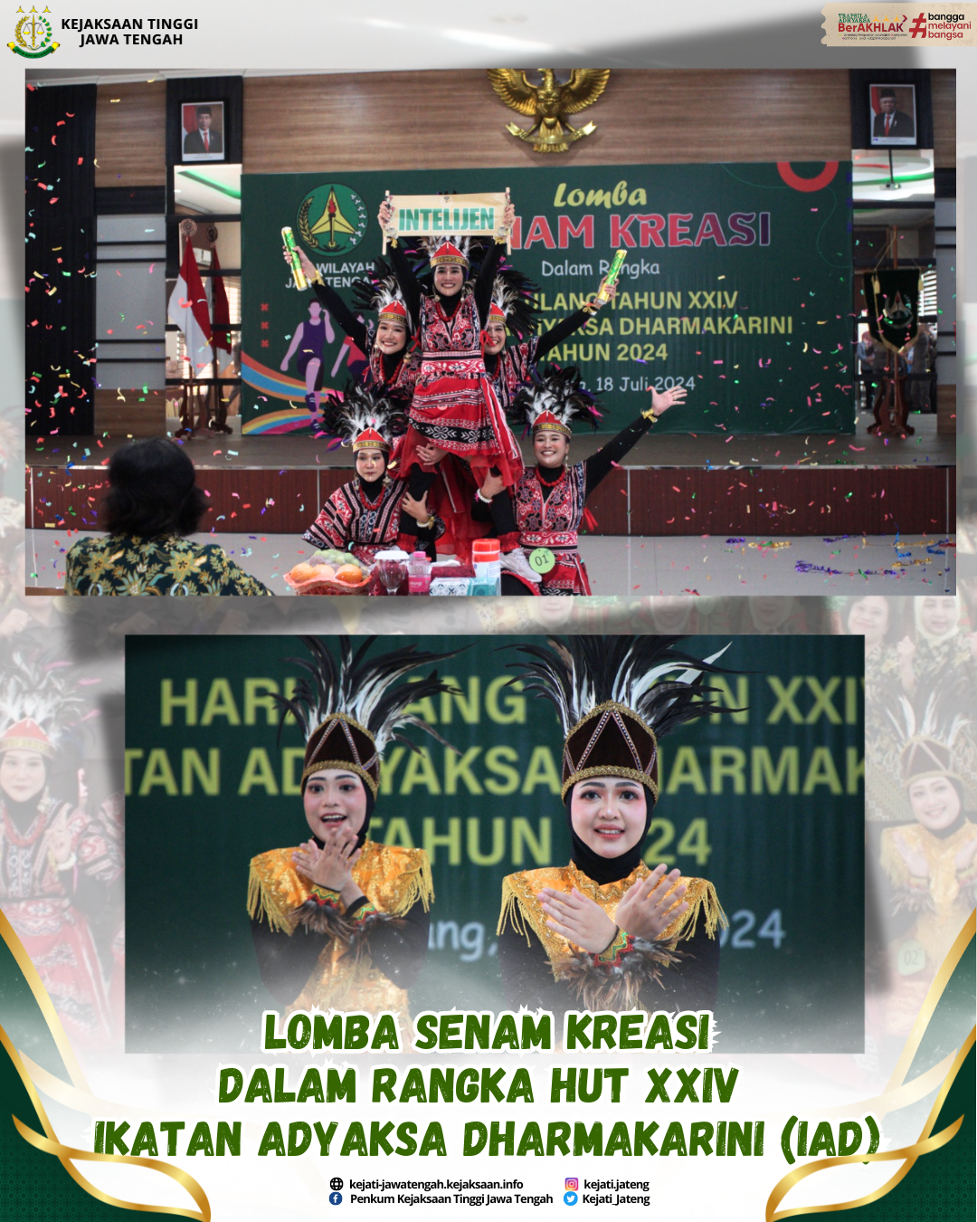 Lomba Senam Kreasi Dalam Rangka HUT XXIV IAD