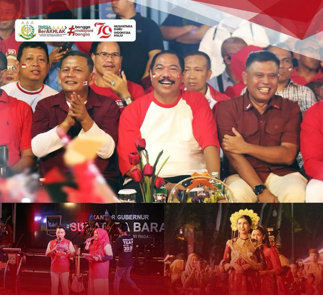 Plt. Kepala Kejaksaan Tinggi Sumatera Barat , menghadiri Pawai Peringatan Hari Kemerdakaan “Merah-Putih Light Carnaval” dalam rangka peringatan HUT Ke-79