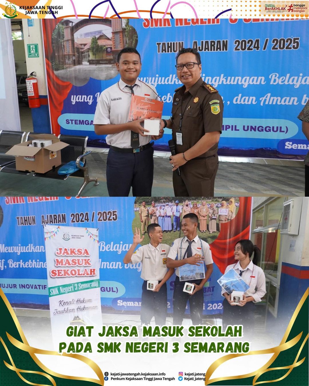 Giat Jaksa Masuk Sekolah JMS) untuk SMK Negeri 3 Semarang