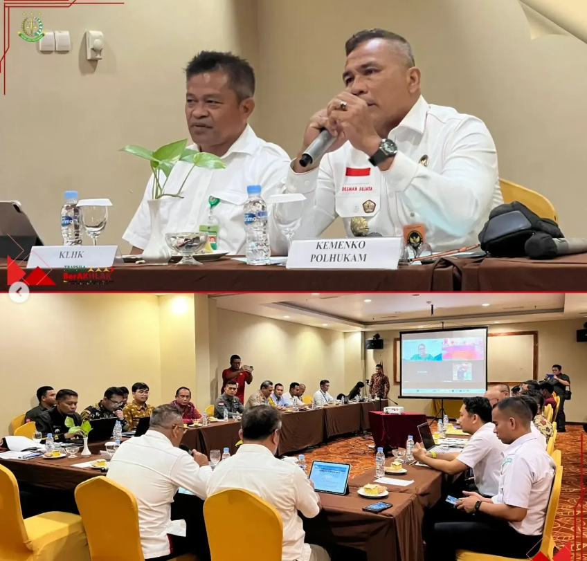 RAPAT KOORDINASI ANALISIS BIDANG PENANGGULANGAN KEBAKARAN HUTAN DAN LAHAN TAHUN 2024 PROVINSI SULAWESI TENGAH