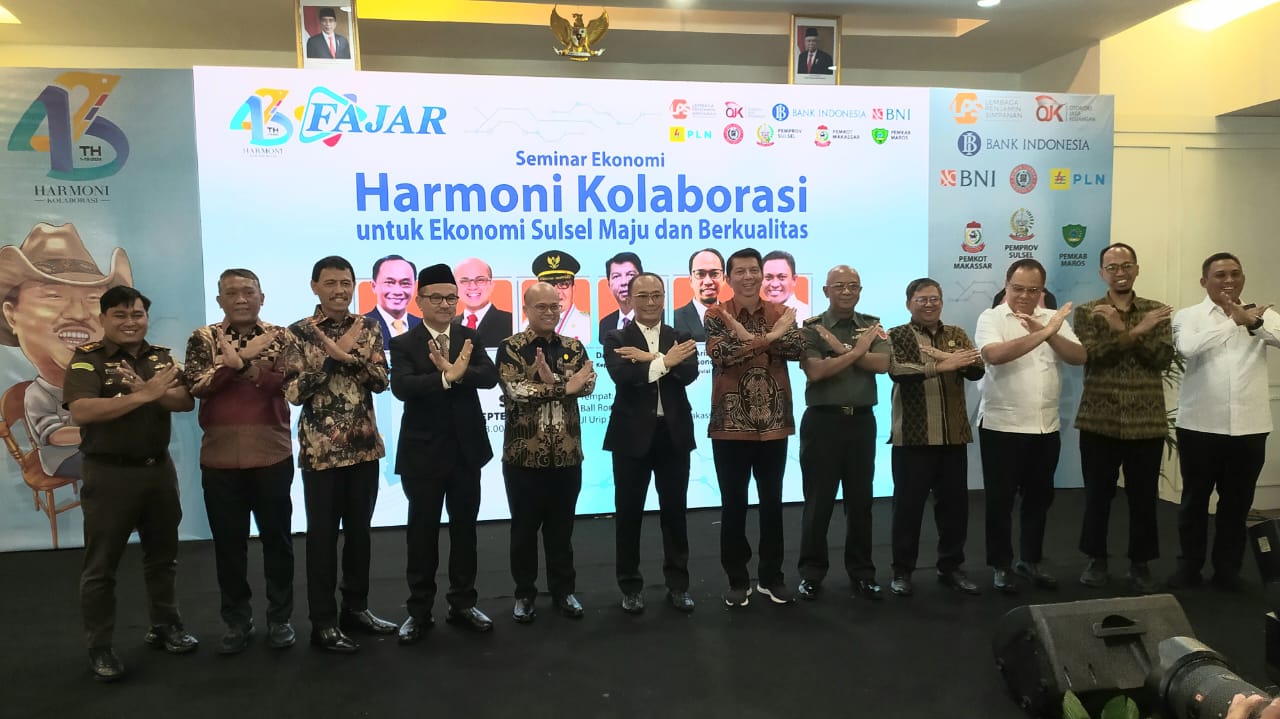 KASI PENKUM KEJATI SULSEL HADIRI SEMINAR EKONOMI FAJAR