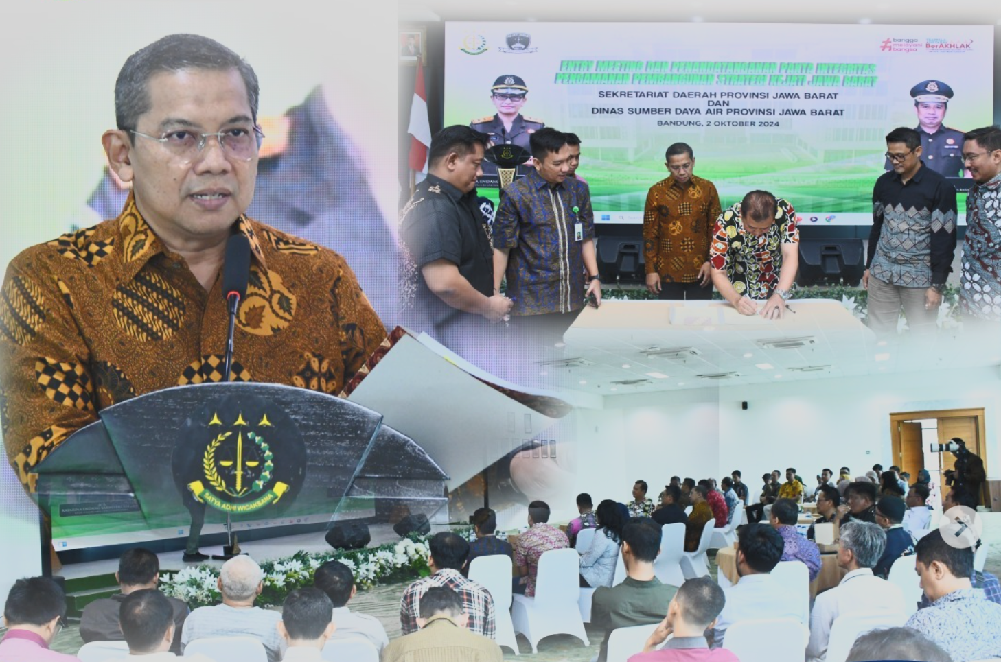 Entry Meeting dan penandatanganan pakta integritas kegiatan PPS Kejati Jabar