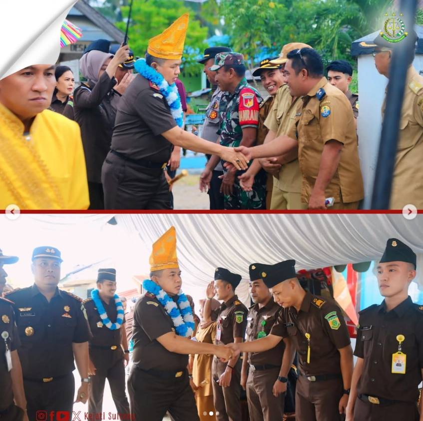 KUNJUNGAN KERJA KEPALA KEJAKSAAN TINGGI SULAWESI TENGAH DI CABJARI TOLITOLI DI BANGKIR