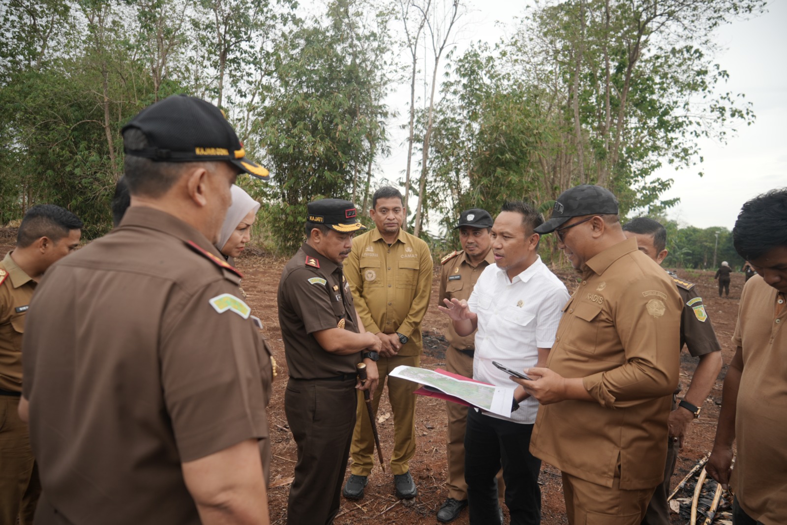 KAJATI SULSEL AGUS SALIM TINJAI LOKASI LAHAN BALAI DIKLAT KEJAKSAAN DI KABUPATEN GOWA