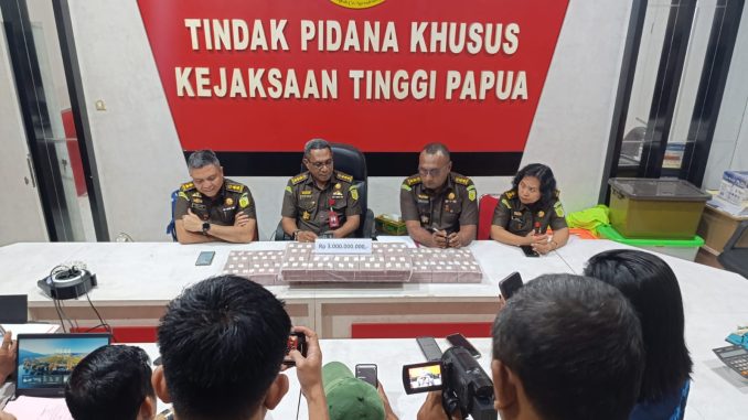 Kejati Papua Sita Uang Rp 3 Miliar Hasil Korupsi PON XX