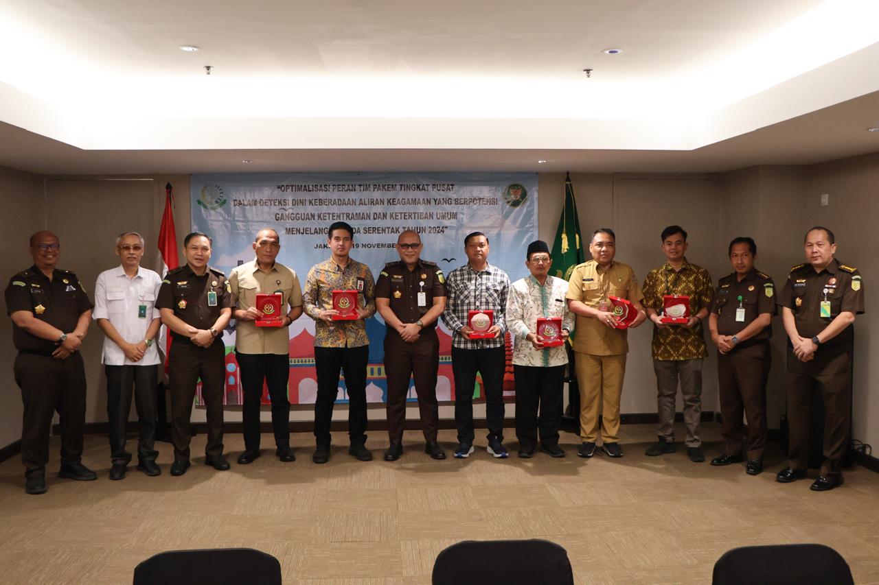 Rapat Koordinasi Tim PAKEM Pastikan Ketertiban dan Keamanan Menjelang Pilkada Serantak Tahun 2024