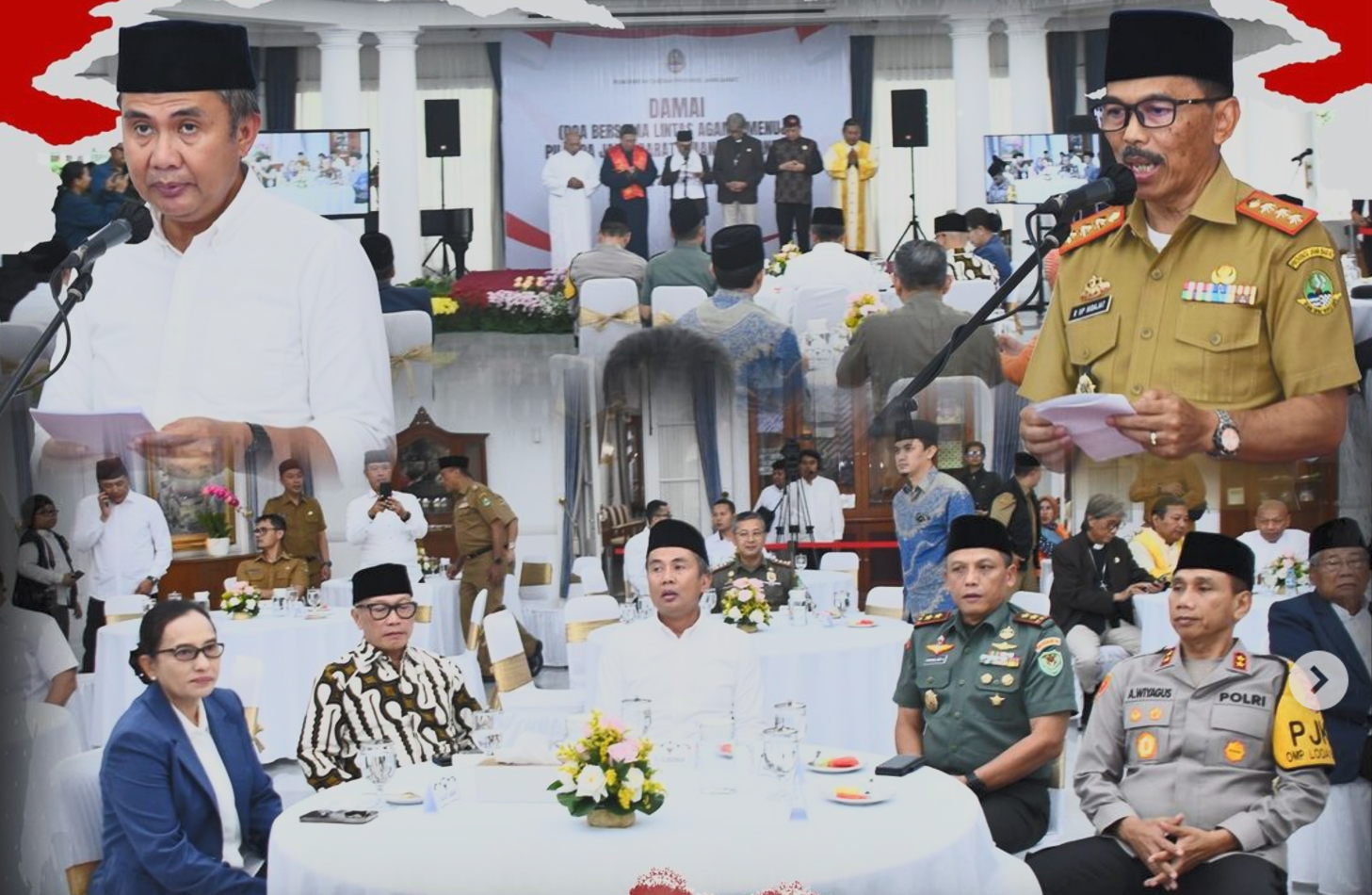 Doa Bersama Lintas Agama menuju Pilkada Jawa Barat Aman dan Kondusif