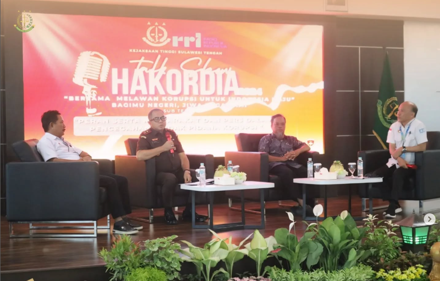 TALKSHOW DALAM RANGKA HAKORDIA 2024 PADA KEJATI SULTENG