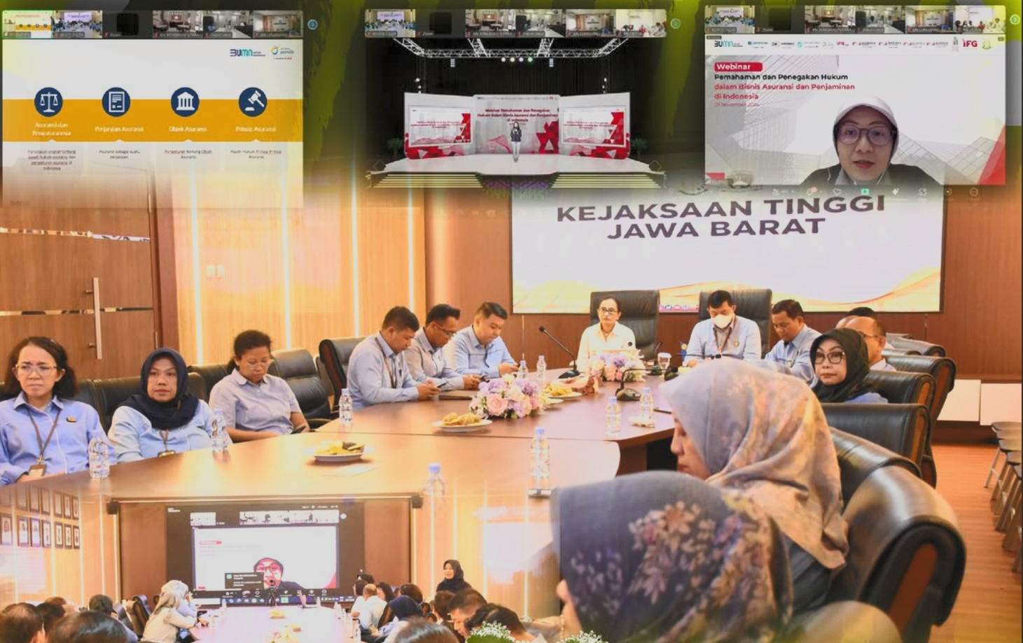 Webinar Pemahaman dan Penegakan Hukum dalam Bisnis Asuransi dan Penjaminan di Indonesia