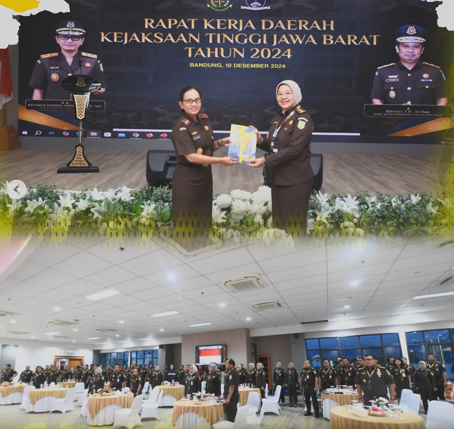 Rapat kerja daerah Kejaksaan tinggi jawa barat