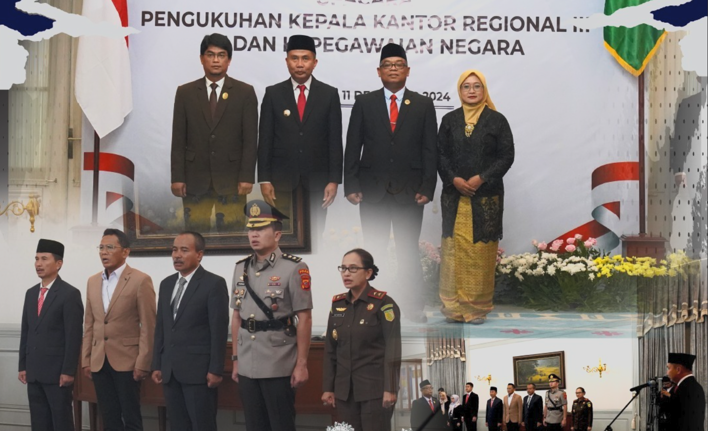 Kajati Jabar hadiri upacara pengukuhan Kepala Kantor Regional III Badan Kepegawaian Negara