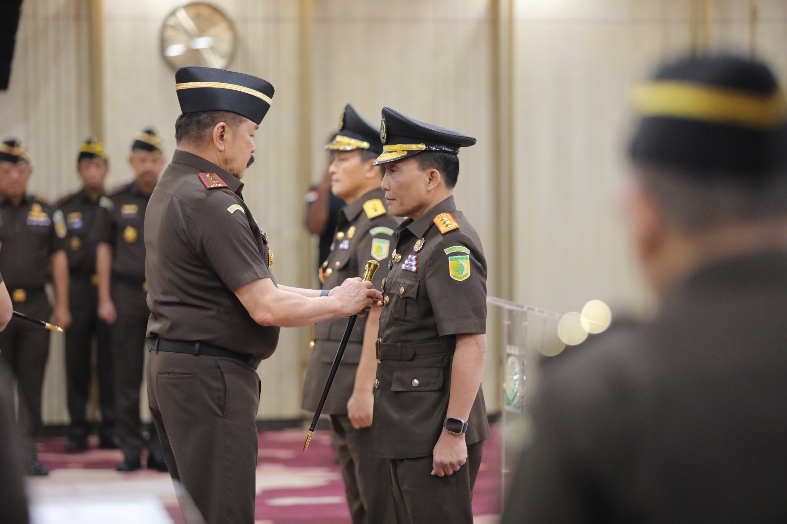 Pelantikan Jaksa Agung Muda Pengawasan  dan Kepala Badan Pendidikan dan Pelatihan Kejaksaan RI