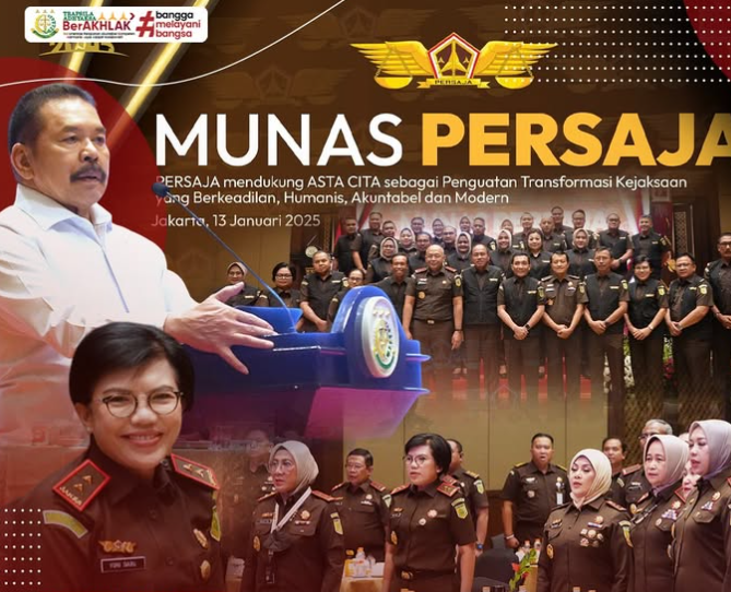 Musyawarah Nasional Persatuan Jaksa Indonesia Munas Persaja) Tahun 2024