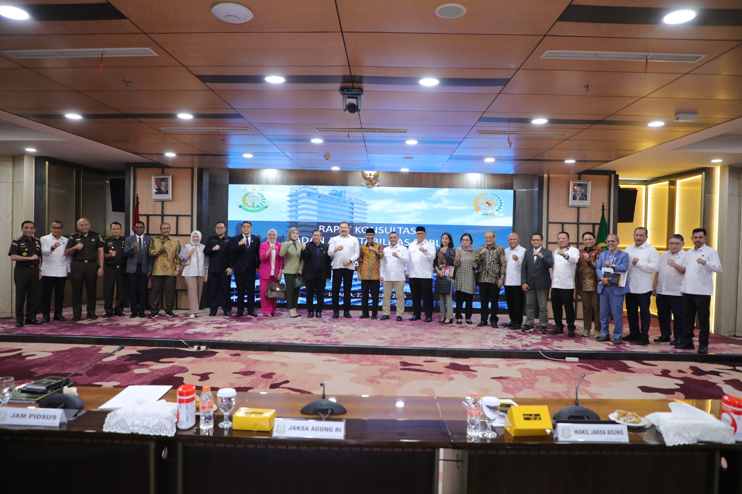 Rapat Konsultasi BAP DPD RI  dengan Jaksa Agung RI, Bahas Akuntabilitas Perhitungan Kerugian Negara